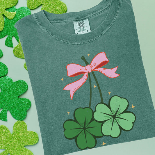 COQUETTE SHAMROCKS TEE
