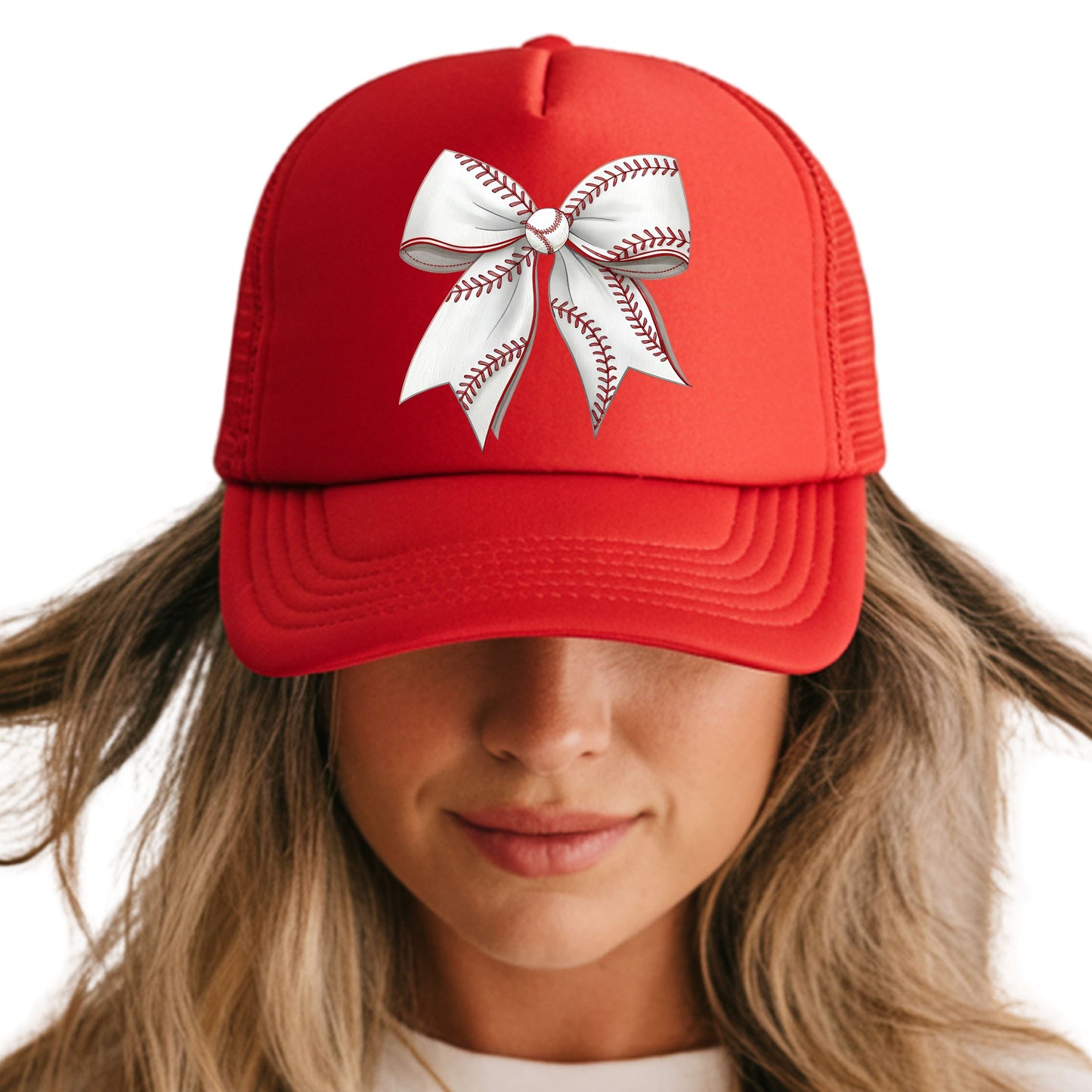 BASEBALL BOW TRUCKER HAT