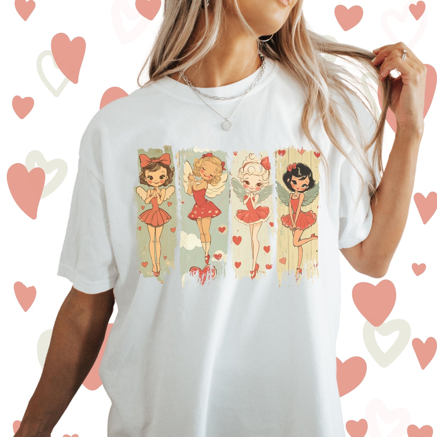 VINTAGE CUPID VALENTINE TEE