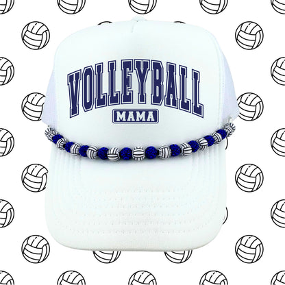 VOLLEYBALLS AND RHINESTONES HAT CHAIN
