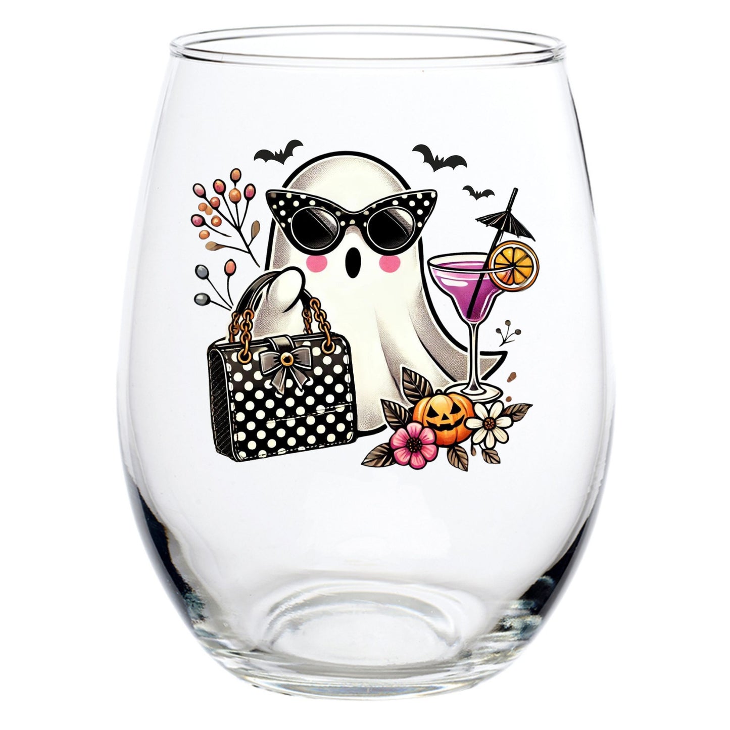 BOO-JEE GHOST STEMLESS WINE GLASS