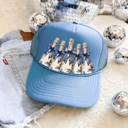 POP THE BUBBLY TRUCKER HAT