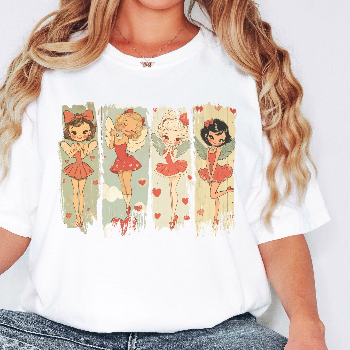 VINTAGE CUPID VALENTINE TEE