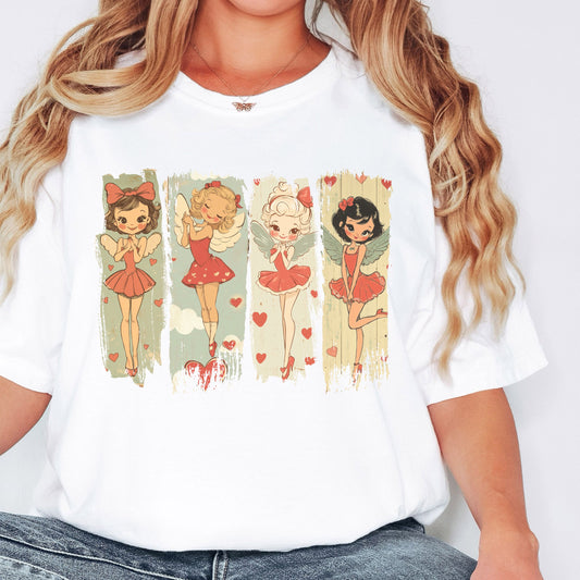 VINTAGE CUPID VALENTINE TEE