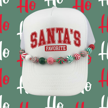 SANTA'S FAVORITE TRUCKER HAT