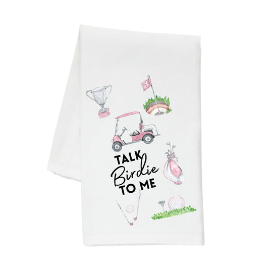 TALK BIRDIE TO ME TOWEL