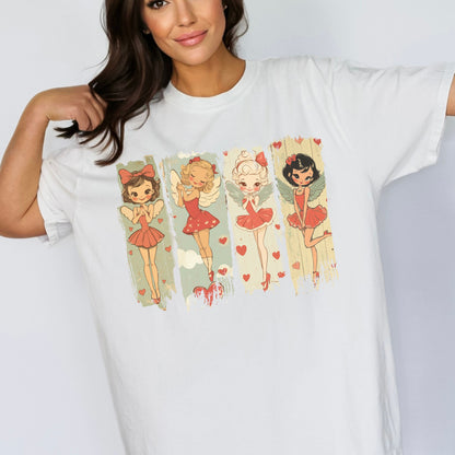 VINTAGE CUPID VALENTINE TEE