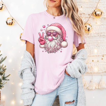 BUBBLE GUM SANTA TEE