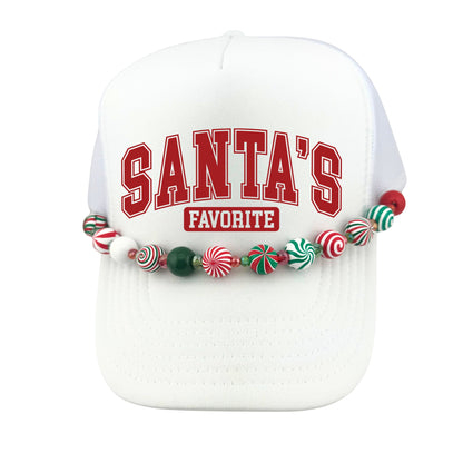 CHRISTMAS CANDY TRUCKER HAT CHAIN