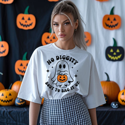 NO DIGGITY, 'BOUT TO BAG IT UP TEE