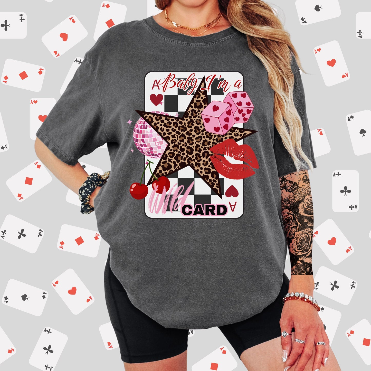 BABY I'M A WILDCARD TEE