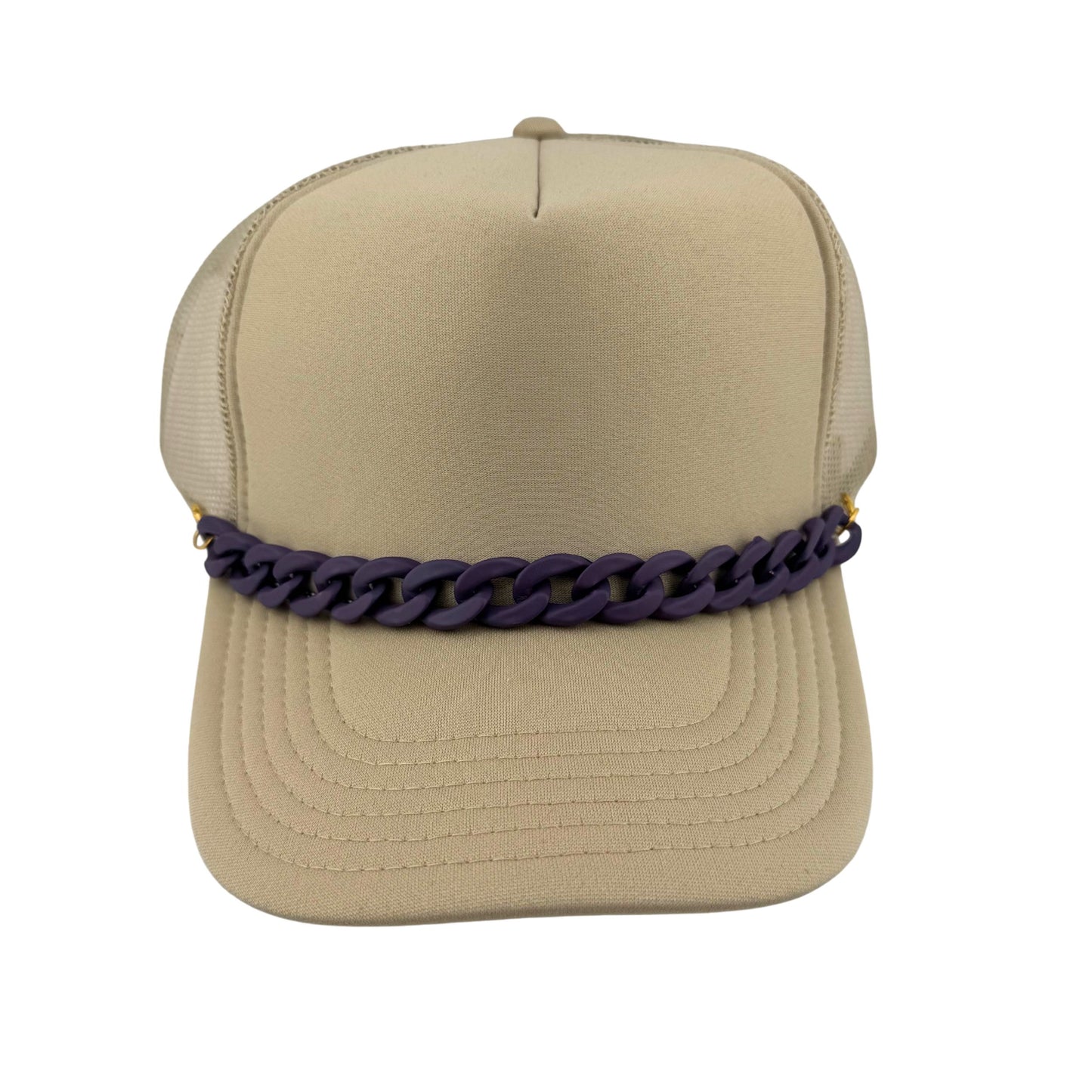 MATTE ACRYLIC TRUCKER HAT CHAIN