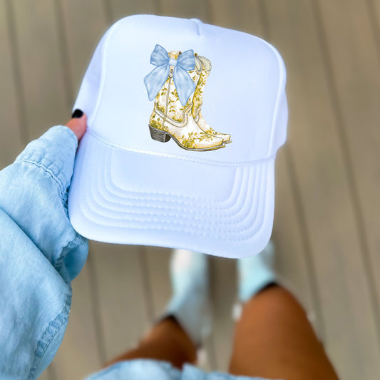BOOTS & BOWS CUSTOM TRUCKER HAT