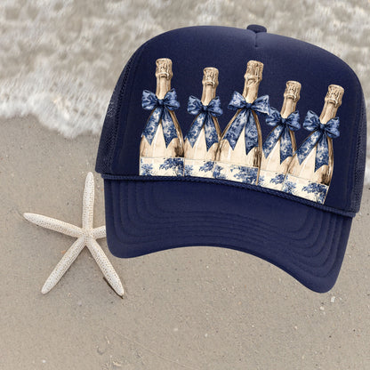 POP THE BUBBLY TRUCKER HAT