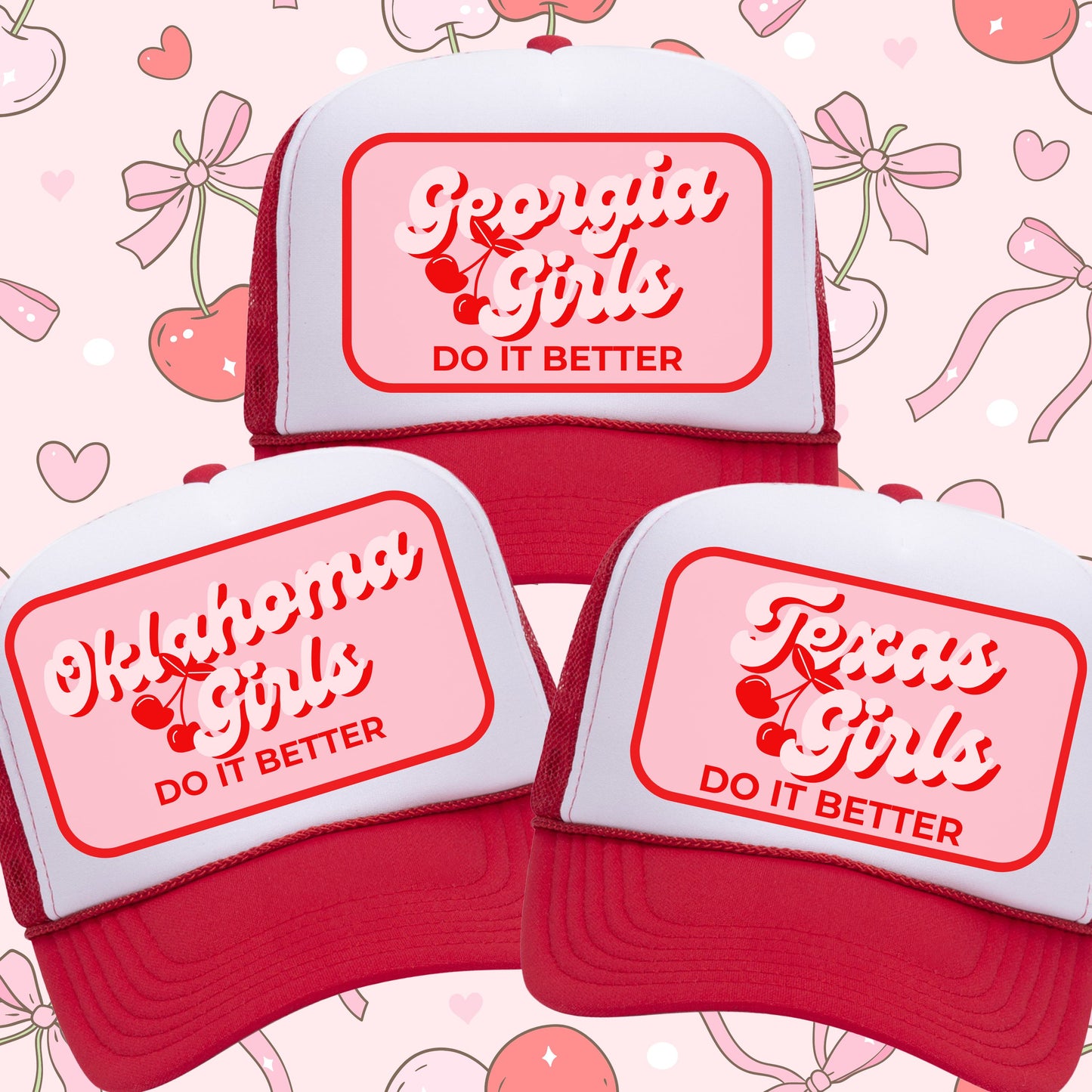 "YOUR STATE" GIRLS DO IT BETTER CUSTOM TRUCKER HAT