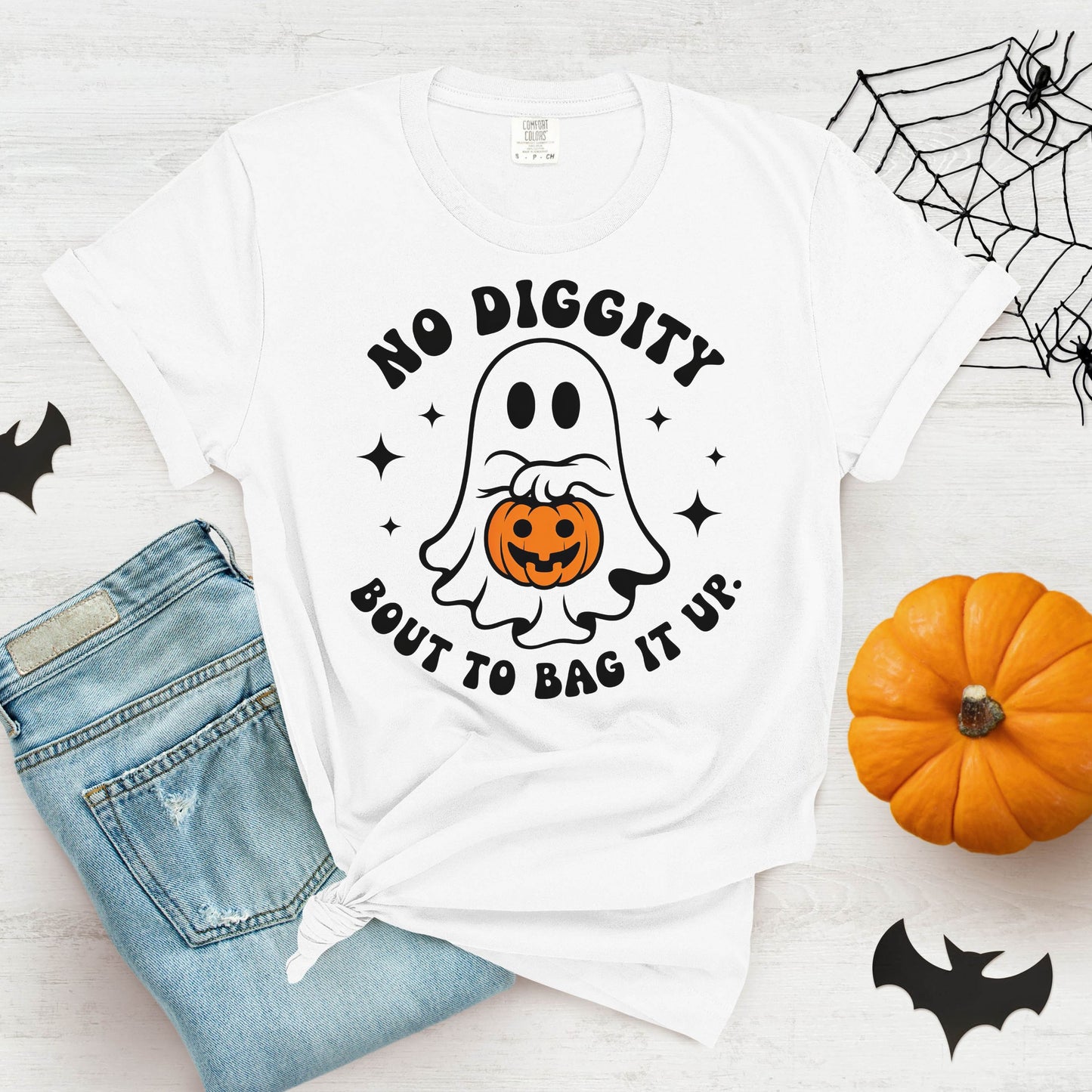 NO DIGGITY, 'BOUT TO BAG IT UP TEE