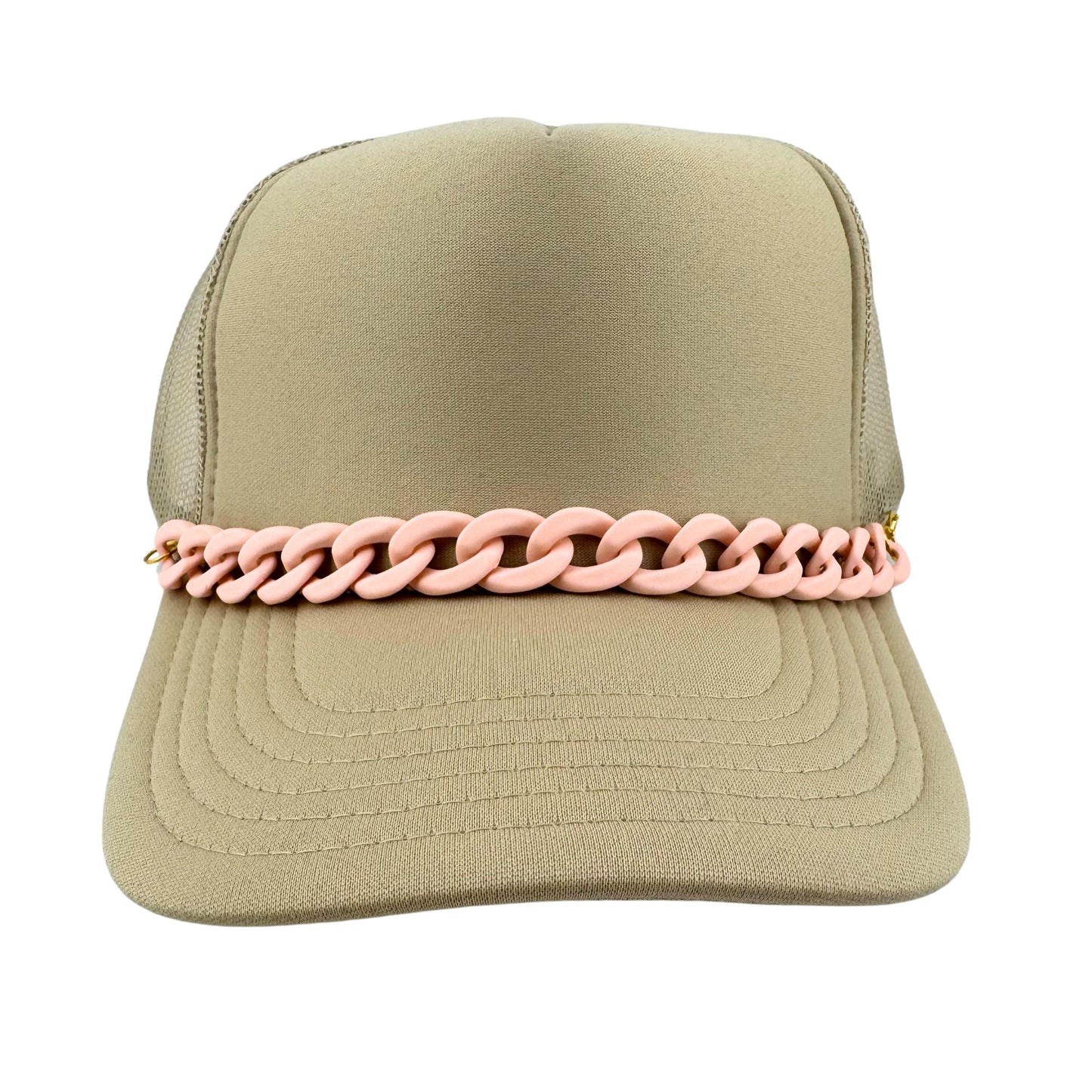 MATTE ACRYLIC TRUCKER HAT CHAIN