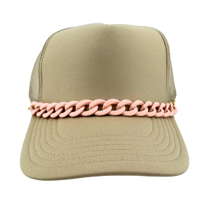 MATTE ACRYLIC TRUCKER HAT CHAIN