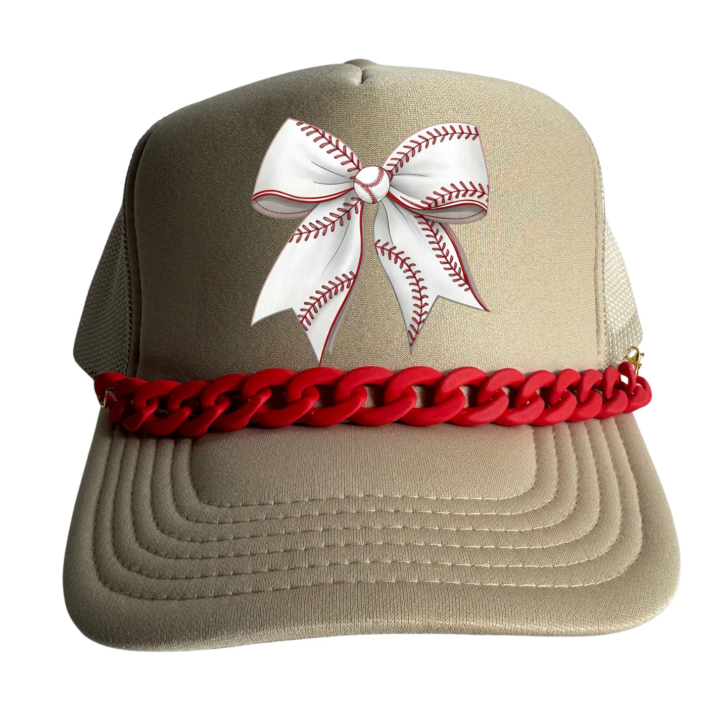 BASEBALL BOW TRUCKER HAT