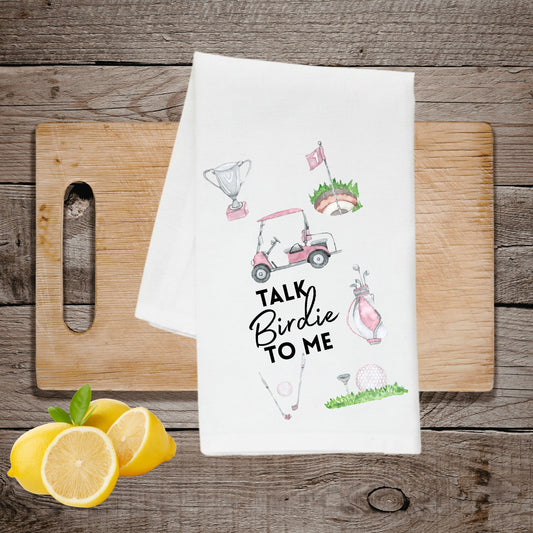 TALK BIRDIE TO ME TOWEL