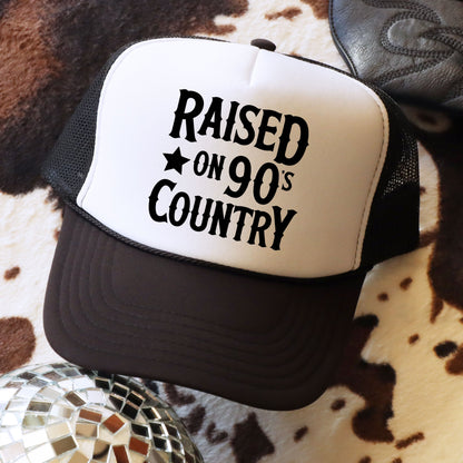 RAISED ON 90s COUNTRY TRUCKER HAT