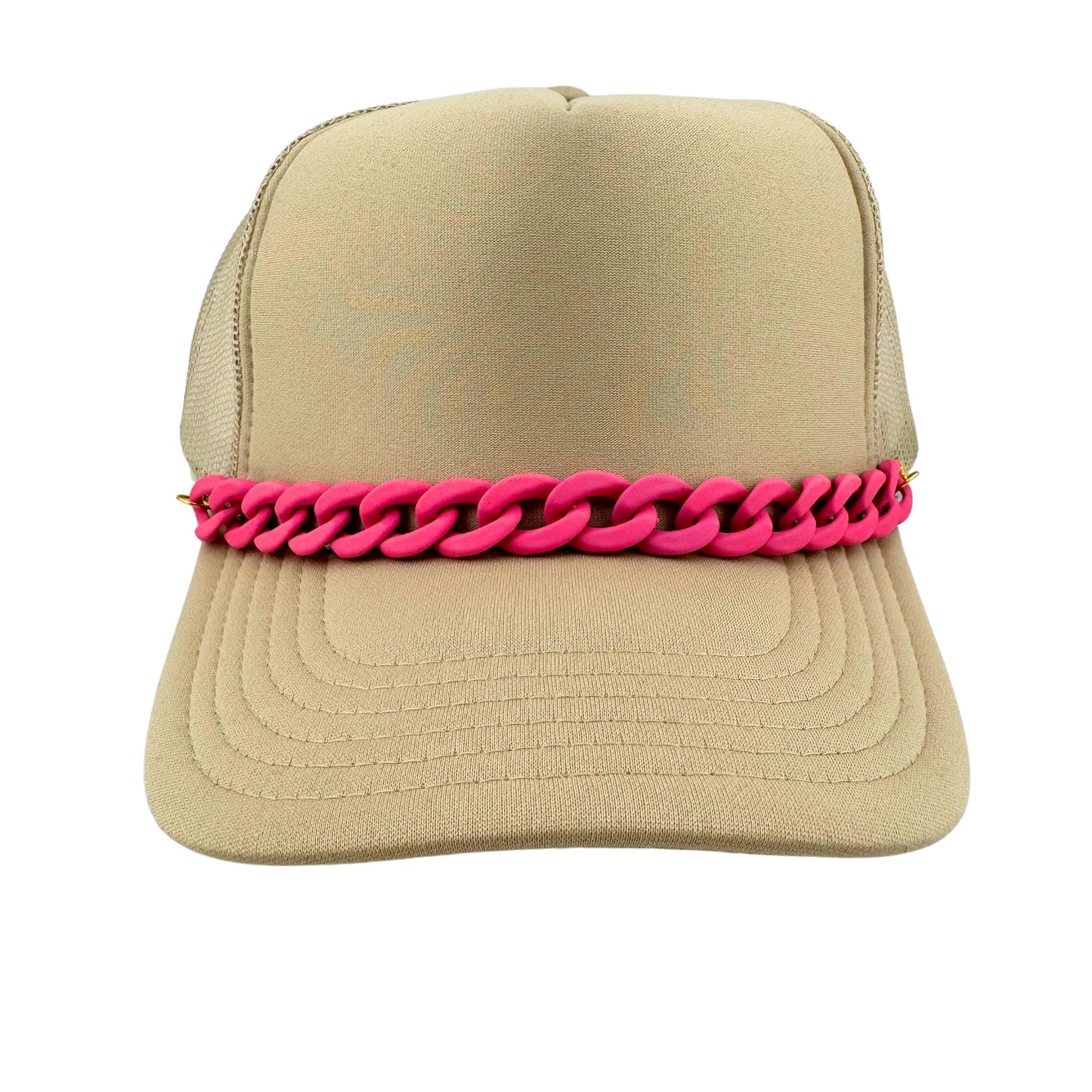 MATTE ACRYLIC TRUCKER HAT CHAIN