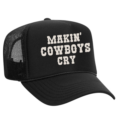 MAKIN COWBOYS CRY TRUCKER HAT