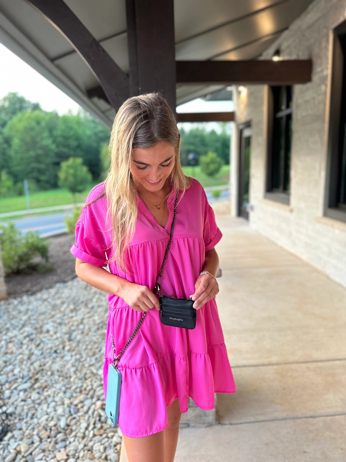 CLIP & GO CROSSBODY PHONE ACCESSORY-PURPLE