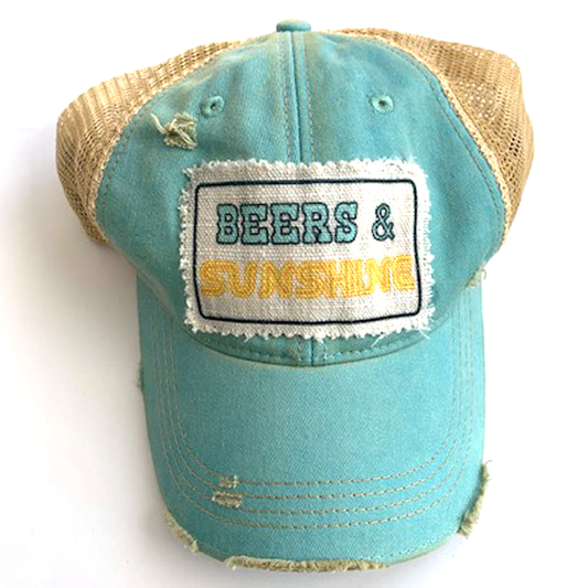 BEERS AND SUNSHINE Trucker Hat