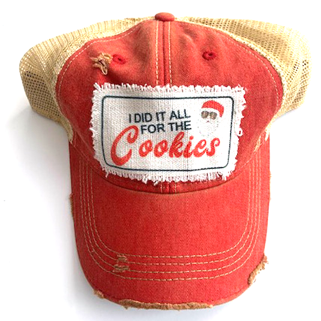 I DID IT ALL FOR THE COOKIES Trucker Hat
