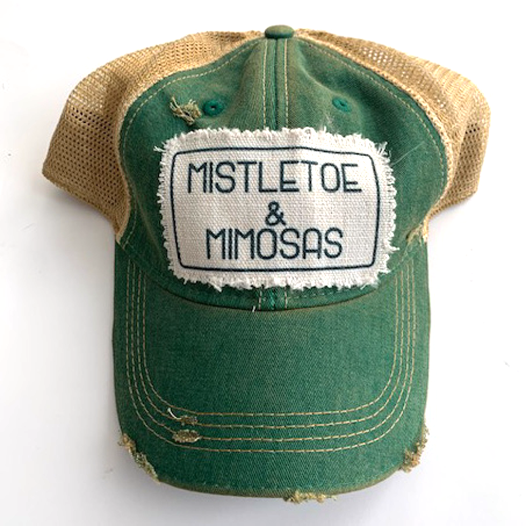 MISTLETOE & MIMOSAS Trucker Hat