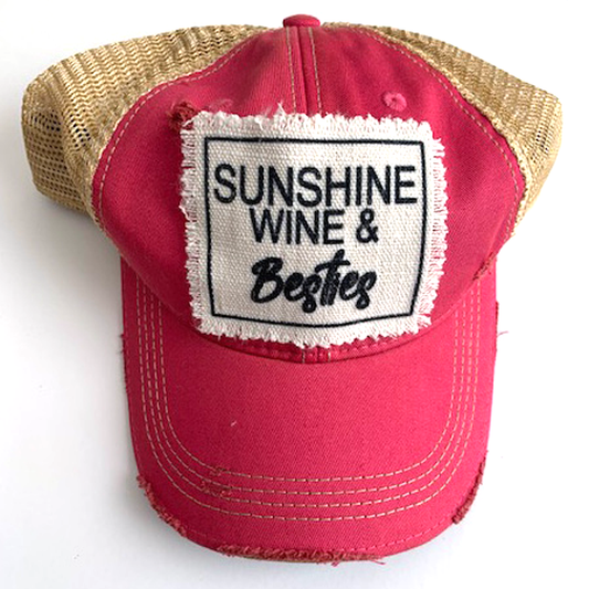 SUNSHINE WINE & BESTIES Trucker Hat